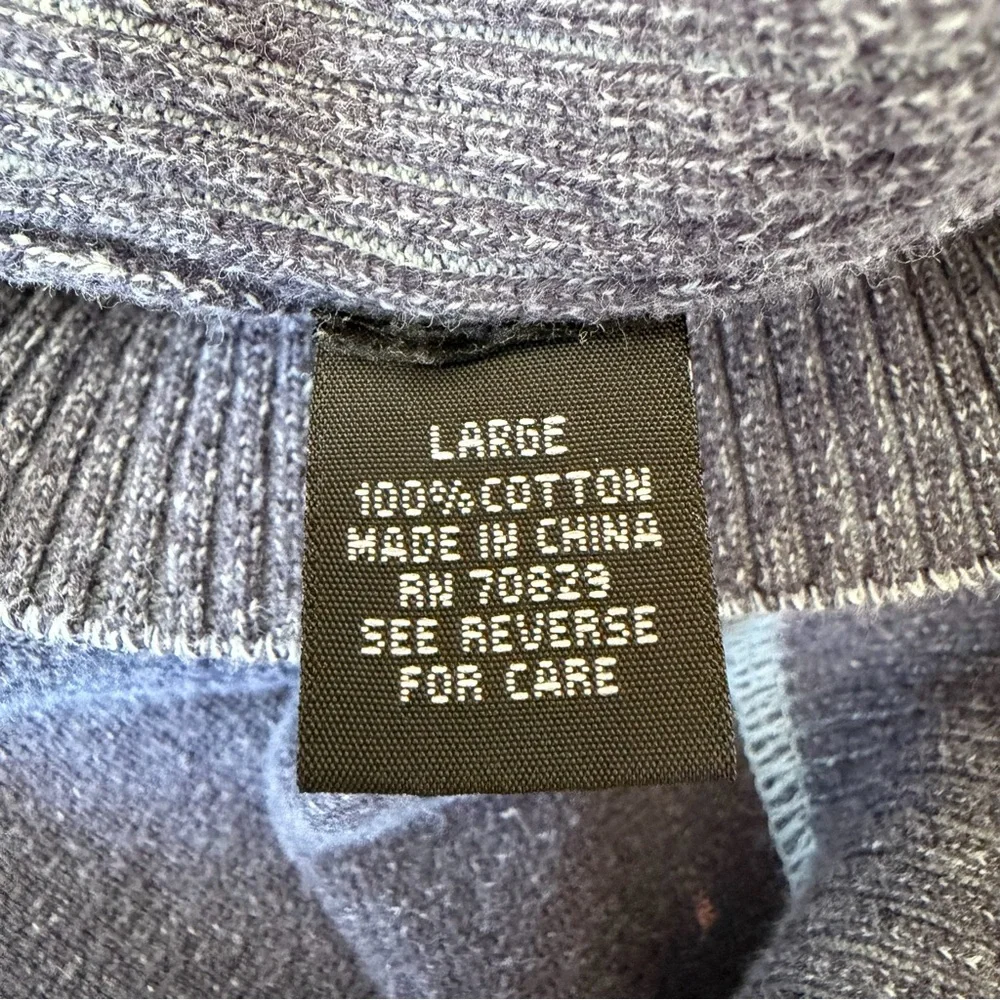 Carbon Blue Surf Quarter Zip Sweater